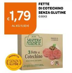 Salumeria italiana - Fette Di Cotechino Senza Glutine