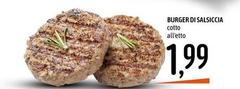 Burger Di Salsiccia