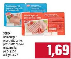Selex - Hamburger Prosciutto Cotto