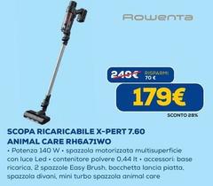 Rowenta - Scopa Ricaricabile X-Pert 7.60 Animal Care RH6A71WO 