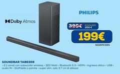 Philips - Soundbar TAB6309 