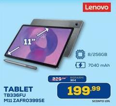 Lenovo - Tablet Tb3363fuu M11 Zafr0399se