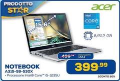 Acer - Notebook A315-59-530X