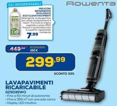 Rowenta - Lavapavimenti Ricaricabile