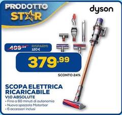 Dyson - Scopa Elettrica Ricaricabile V10 Absolute