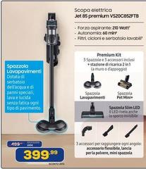 Samsung - Scopa Elettrica Jet 85 Premium Vs20C852FTB