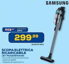 Samsung - Scopa Elettrica Ricaricabile Jet 75vs20b75agr1-