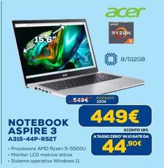 Acer - Notebook A315-44P-R52T