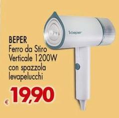 Beper - Ferro Da Stiro Verticale 1200W Con Spazzola Levapelucchi