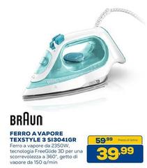 Braun - Ferro A Vapore Texstyle 3 SI3041GR