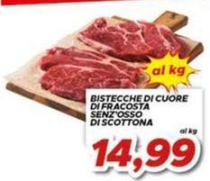 Cuore - Bistecche Di  Di Fracosta Senz'osso Di Scottona