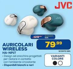 Jvc - Auricolari Wireless HA-NPIT