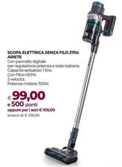 Ariete - Scopa Elettrica Senza Filo 2704