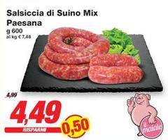 Salsiccia Di Suino Mix