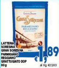 Latteria Soresina - Gran Soresina Parmigiano Reggiano Grattugiato DOP