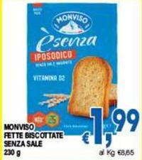 Monviso - Fette Biscottate Senza Sale