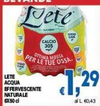 Lete - Acqua Effervescente Naturale