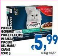 Purina - Gourmet Perle Filettini In Salsa Piacere Del Mare