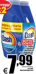 Dash - Liquido Lavatrice 20 Lavaggi X2