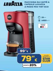 Lavazza - Macchina Da Caffè A Capsule  A Modo Mio Tiny Eco