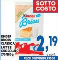 Kinder - Brioss Classica/ Lattee Cioccolato