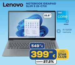 Lenovo - Notebook Ideapad Slim 3 15-C71X