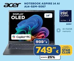 Acer - Notebook Aspire 14 AI A14-52M-5067