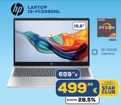 HP - Laptop 15-fc0080nl