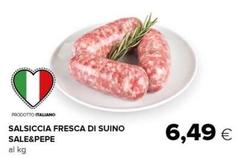 Salsiccia Fresca Di Suino Sale&Pepe
