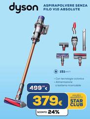 Dyson - Aspirapolvere Senza Filo V10 Absolute