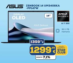 Asus - Zenbook 14 UM3406KA -PP147W
