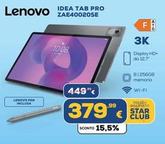 Lenovo - Idea Tab Pro ZAE40020SE