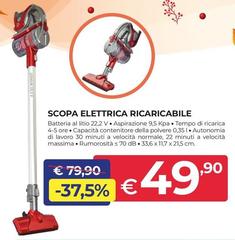 Scopa Elettrica Ricaricabile