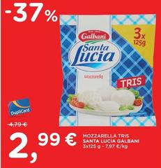 Galbani - Mozzarella Tris Santa Lucia