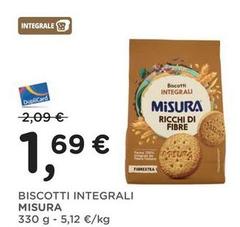 Misura - Biscotti Integrali