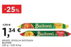 Buitoni - Brisee, Sfoglia Rotonda