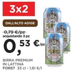 Forst - Birra Premium In Lattina