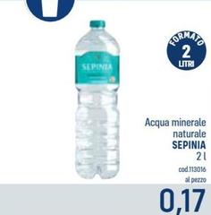 Sepinia - Acqua Minerale Naturale
