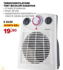 Kasaviva - Termoventilatore Timoy Bicolor