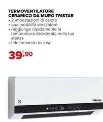 Tristar - Termoventilatore Ceramico Da Muro