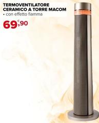 Macom - Termoventilatore Ceramico A Torre