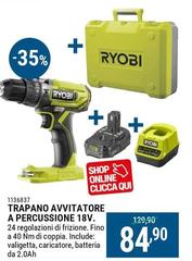 Ryobi - Trapano Avvitatore A Percussione 18V
