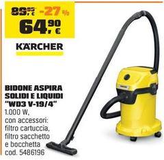 Kärcher - Bidone Aspira Solidi E Liquidi