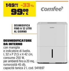 Comfeè - Deumidificatore Da Interno