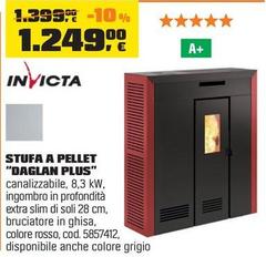 Invicta - Stufa A Pellet “Daglan Plus”