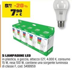 5 Lampadine Led