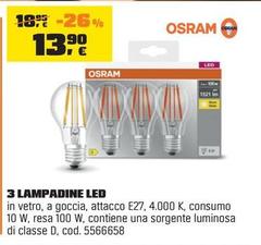 Osram - 3 Lampadine Led