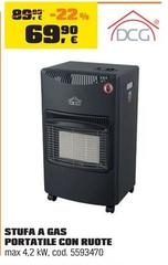 DCG - Stufa A Gas Portatile Con Ruote