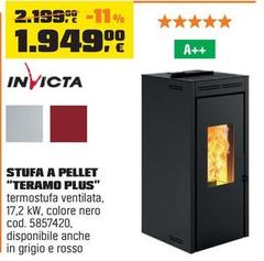 Invicta - Stufa A Pellet “Teramo Plus”