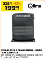 Qlima - Stufa Laser A Combustibile Liquido “SRE 3230 TC-2”